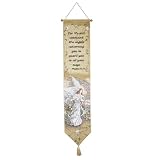 Review Manual Woodworkers  / Angel of Love Biblical Bell Pull Wall Hanging- 41x9