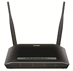 D-Link DSL-2750U Wireless N ADSL2+ 4-Port Wi-Fi Router (Black)