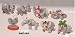 8 tlg. Magnet - Set Jumbo Elefant