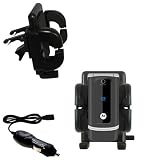 Motorola W375 Auto Vent Holder with Car Charger - Uses Gomadic TipExchange