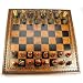 Schachbrett, antike Optik,Schach. Regina regit colorem die Dame bestimmt die Farbe BG211