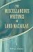 The
Miscellaneous
Writings
of
Lord
Macaulay:
Volume
1