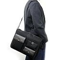 Gateway UC-7807U 13.3-Inch Silver Laptop Executive Messenger Bag w/Detachable Checkpoint Friendly Laptop Case