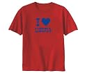 T-Shirt " I Love Liberia " Country