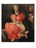 Madonna and Child Art Giclee Poster Print by Jacopo da Carucci Pontormo, 12x16