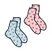 Life is good Snuggle Polka Dot Socks for Women