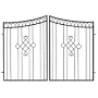 Austram 101513 Gate for Arbor 2 pcs/Set , L, Black