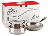 All-Clad LTD Kitchen Helpers 1-Quart Saucepan and 7-1/2-Inch Frying Pan