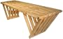 GloDea X60P1NS1 Bench X60, Natural Yellow Pine