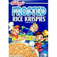 Kellogs Frosted Rice Krispies Cereal 12.5oz - 4 Unit Pack
