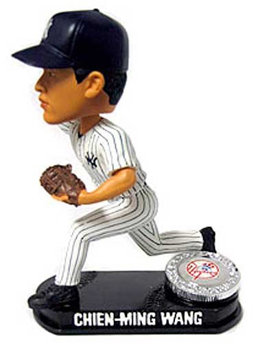 Chien-Ming Wang New York Yankees Forever Collectibles Blatinum Bobble Head (Quantity of 1)
