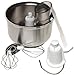 Bosch MUZ 7 ER1 Stainless Steel Mixing Bowl with Dough Hook, Twin Beaters, and Spatula