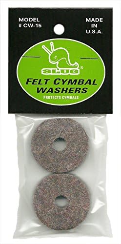 Slug Percussion Products CW-15-2 Felt Cymbal Washers, 2-Pack