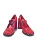 3 Inch Heel Mary Jane Women'S Size Shoe With Glitter