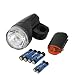 Profex Fahrradbeleuchtung LED 15Lux mit LED Stick