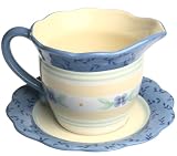 Pfaltzgraff Summer Breeze Gravy Boat with Saucer