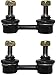 PartsW - 4 Pc Suspension Kit for Chevrolet Prizm 1998-2002 / Geo Prizm 1993-1997 / Toyota Celica 1994-1999 / Toyota Corolla 1993-2002, 2 Front & 2 Rear Sway Bar End Links