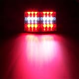 41F3Df28UnL. SL160  18 LED Dash Emergency Strobe Lights Red/White