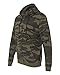 Burnside Mens Camo Full-Zip Hooded SweatShirt B8615