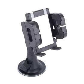 DURAGADGET 3 in 1 Air Vent Windscreen Suction Holder And Dash Disk Mount / Holder For Apple iPhone 4
