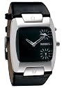 Nixon Banks Leather Men's Watch - Black Dial / Black Leather Band