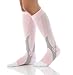 Mojo - Compression Socks for Women and Men 20-30mmHg Knee High - Opaque Compression Stockings for Bariatric Recovery, Lymphedema, Swelling - Pink, Small - A602