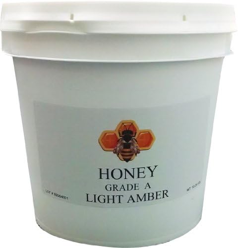 Honey Grade a Light Amber- Bulk - 24 Lbs Pail - No Preservatives or Additives