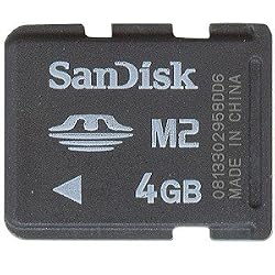 SanDisk 4GB Memory Stick Micro (M2) Card