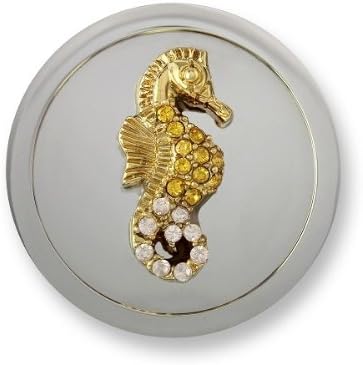 Authentic Mi Moneda Jewelry Coin Atlantis Caballito Champagne SW-CAB-02-42 medium "Gift Boxed"