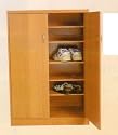 BEAUTIFUL ALL NATURAL WOODEN SHOE CABINET