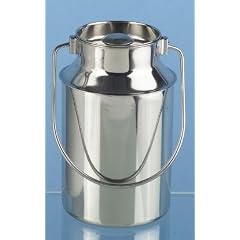 Kr�ger Milchkanne Edelstahl mit Deckel 1,5l