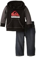 Quiksilver Baby Boys' Gray Hoody with Jeans