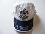 Polo Ralph Lauren Nautical Crest 2-Tone Ball Cap Hat - White