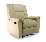 Enzo Fratelli - Fauteuil relax Joey ivoire