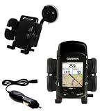 Garmin Edge 705 Flexible Auto Windshield Holder with Car Charger - Uses Gomadic TipExchange