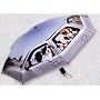 Fine Art Dog Theme Mini Folding Rain or Sun Umbrella--Puppy Road Trip