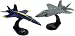Smithsonian Deluxe InAir E-Z Build F-35A & F-18 Blue Angels Model Kit - Two Pack