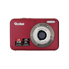Rollei Compactline 52 Digitalkamera (5 Megapixel, 8-Fach digital Zoom, 6,1 cm (2,4 Zoll ) Farb TFT-LCD) rot