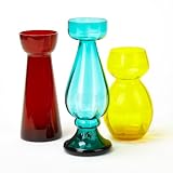Twos Company Floresta Tall Bulb Vases, Set of 3