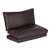 Z Lounger Large BROWN Faux Leather Beanbag