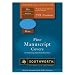 Photo : Fine Manuscript Covers, 25% Cotton, Recycled, 9"x15-1/2", Blue, 100/Pack SOU41S