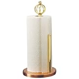 Old Dutch International Decor Copper Standing Paper Towel Holder, 15 inch