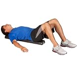 j/fit Half Round High Density Foam Roller (36-Inch, Black)