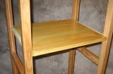 18wide x 15deep Solid Unfinished Wood Shelf for Simple Closet All Wood System