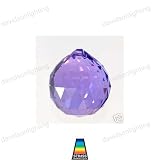 Swarovski Strass Blue Violet Crystal Ball With Laser Logo Etched 20mm