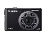 Samsung PL65 Digitalkamera (12 Megapixel, 5-fach opt. Zoom, 7,6 cm (3 Zoll) Display, dualer Bildstabilisator) schwarz