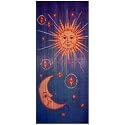 Sun, Moon & Stars Bamboo Door Curtain