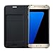 Galaxy S7 Edge Case, GOTD® [Tough Armor] HEAVY DUTY EXTREME Protection / Rugged but Slim Protective Case for Samsung Galaxy S7 Edge (2016), Luxury Leather Wallet Flip Smart Case Full Cover (Black)