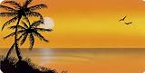 Airbrushed License Plate - Beach License Plate - #504