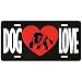 New  Love Newfoundland  License Plate Dog